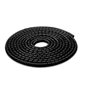 Organizador de Cabo Espiral Preto 3/4" 19mm x 5m Steck CE19PT05