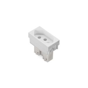 Módulo Tomada 2P+T 20A 250V Stella Branco Steck 868061