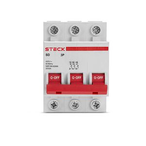 Disjuntor Trifásico 20A 3P CURVA C 3KA Steck SDD63C20