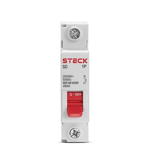 Disjuntor Monopolar 10A 1P CURVA C 3KA Steck SDD61C10