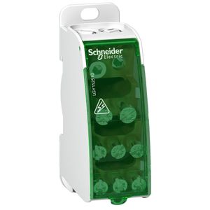 Distribuidor Linergy Monopolar 125A 10 Terminais, Schneider Electric, LGY112510
